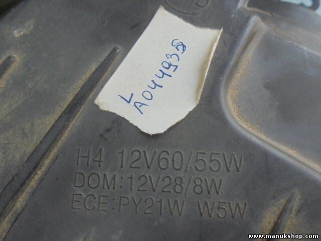 Faro delantero izquierdo SsangYong A044935 H412V6055W DOM12V288W ECEPY21WW5