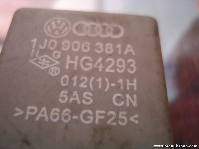 Ventilador enfriador Relé VW Volkswagen 1J0906381A 1JO906381A Nr.109 HG4293