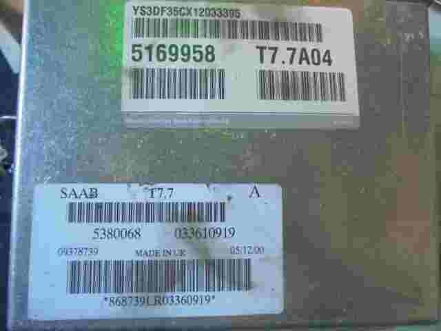 Centralita SAAB 9-3 5169958 T77A04 T7.7A04 5380068 033610919