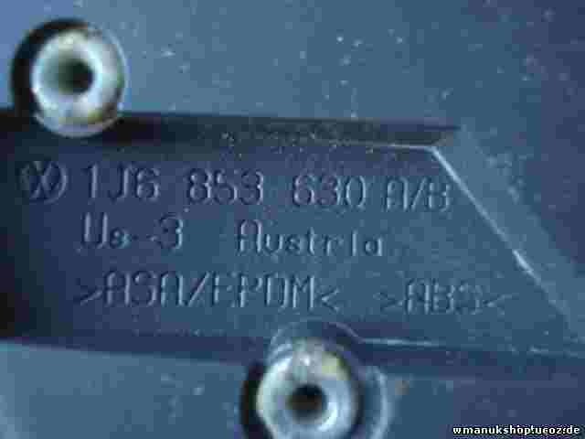 Emblema trasero Volkswagen Golf 4 Polo Lupo 1J6853630A/B 1J6853630A 1J6853630B