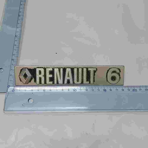 Emblema  Renault 6 18cm.