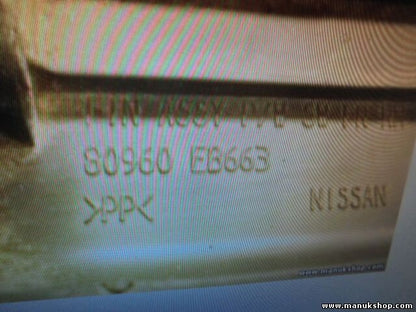 mando botonera elevalunas Nissan Navara 80960EB663 80960 EB663 25411EA00A