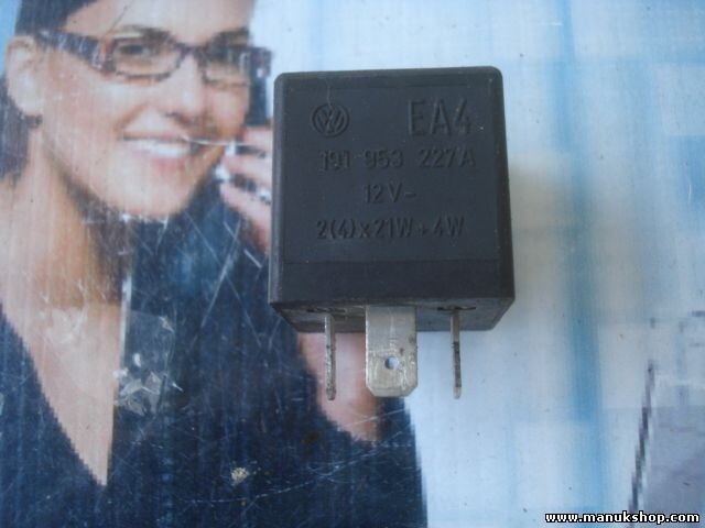 Intermitentes de relé Volkswagen Golf 3 Jetta Passat 35i EA4 191953227A Nr. 21