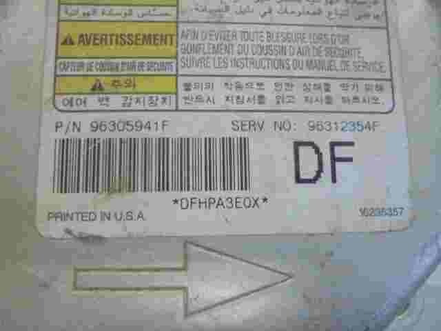 Sensor de impacto de airbag Daewoo Nubira ( DF) 96305941F 96312354F 16235357