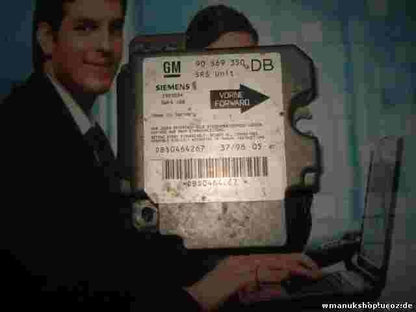 Sensor de impacto de airbag Opel Vectra GM 90569350 DB 90 569 350 DB