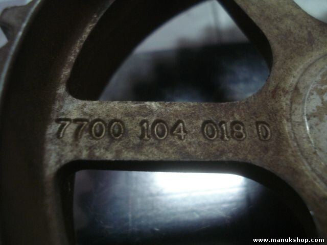 Engranaje de la bomba de inyección Mitsubishi Space Star Renault 7700104018D