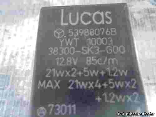 Relé de intermitencia Honda Civic Rover 53988076B YWT 10003 LUCAS 38300SK3GOO