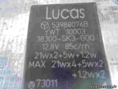 Relé de intermitencia Honda Civic Rover 53988076B YWT 10003 LUCAS 38300SK3GOO