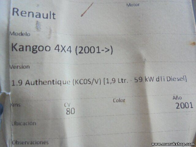Radiador de agua Renault 8200072713A RA1292 870264A 8200072712 8200240818