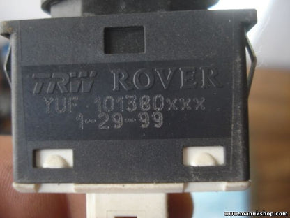 Interruptor del cierre centralizado Rover 75 TRW YUF101380XXX YUF 101380XXX