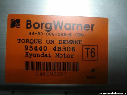 Transmisión controlador Hyundai Terracan Borgwarner 954404B306 4450000046E