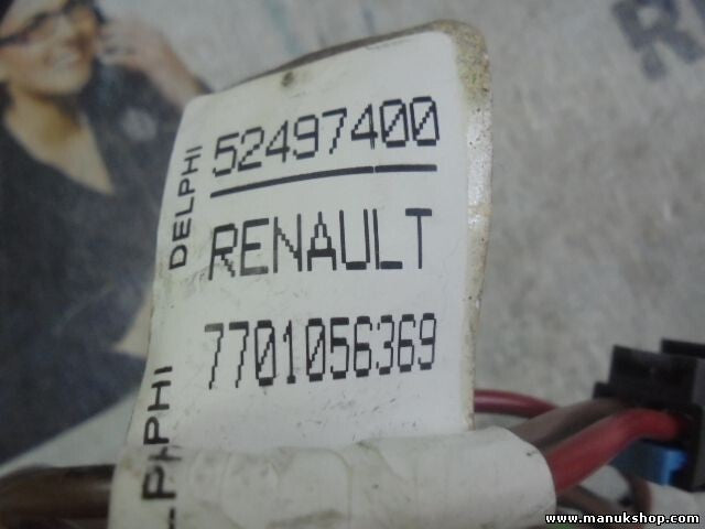 Resistencia calentamiento cable Renault 7701056369 DELPHI 52497400