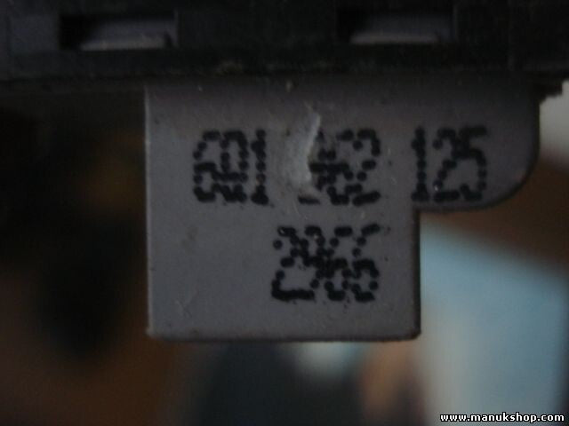 Interruptor del cierre centralizado VW Volkswagen Polo 9N 6Q1962125 6Q1 962 125