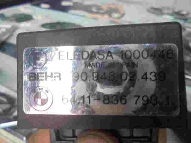 Relé aire acondicionado BMW 64118367931 64.11-836 793 1 BEHR 9094302439 1000446