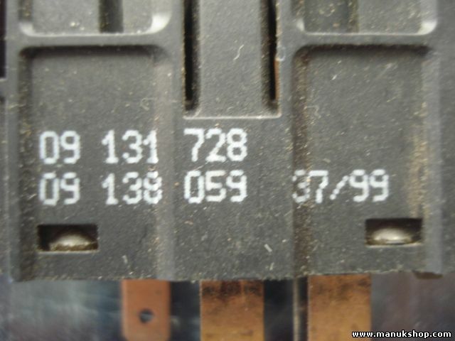 Interruptor de emergencia Opel Astra G 09131728 09138059