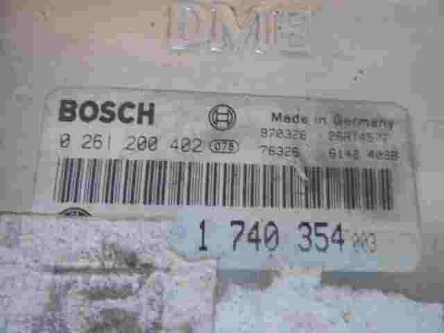Centralita del motor BMW E36 320i E34 520i M50B20 1740354 0261200402 26RT4577