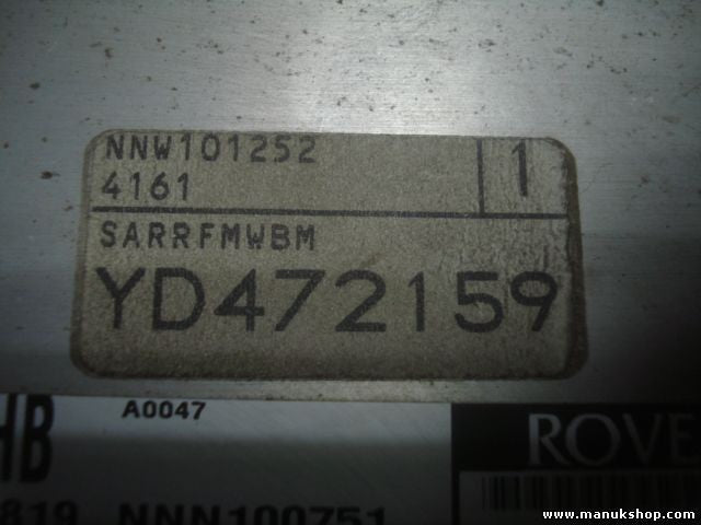 Centralita del motor Rover 25 HB NNN100751