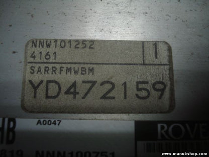 Centralita del motor Rover 25 HB NNN100751