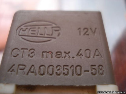 Relé VW Golf 3 Vento 4RA00351058 4RA 003510-58 4RA003510-58 CT3 12V 40A