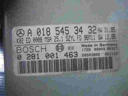 Centralita Mercedes-Benz W210 W202 A0185453432 K02 FD96M11 BOSCH 0281001463