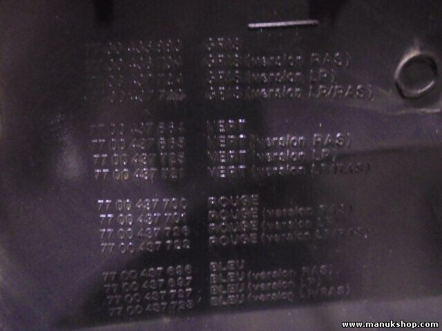 Parachoques Renault Scenic 1.9 dCi 75kw 7700435875 7700437703 27668 27670