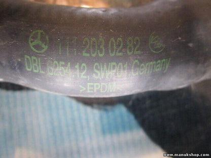 Manguera superior del radiador Mercedes-Benz E-Klasse 1112030282 DBL625412