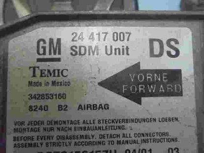 Airbag Centralita Opel Corsa GM 24417007 DS 24417007DS TEMIC 342853160 8240 B2