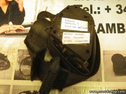 Cinturón de seguridad Frente de derecho Renault Master Opel Movano 8200075888