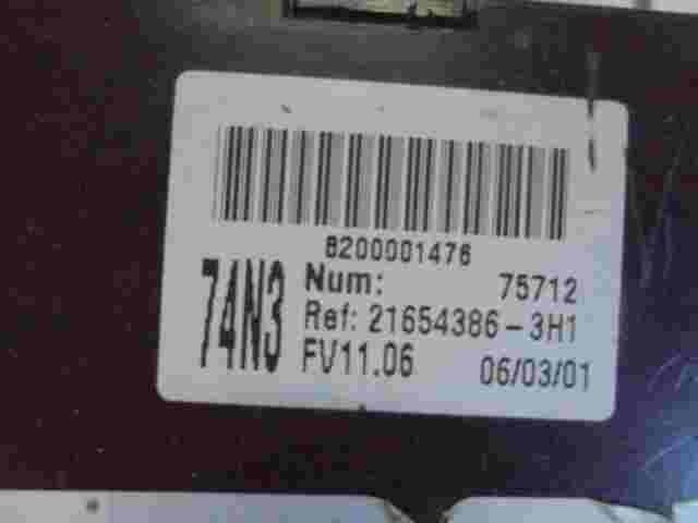 Caja de fusibles Renault Laguna II 74N3 8200001476 8200141151 Sagem 21654386-3H1