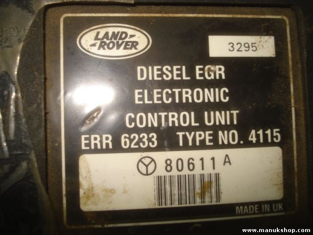 Unidad Control EGR Land Rover Discovery 80611A 80611 A ERR6233 ERR 6233