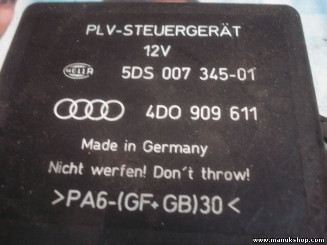 Controlador PLV ajuste del espejo Audi A8 4D 4.2 1994-1998 4D0909611 5DS00734501