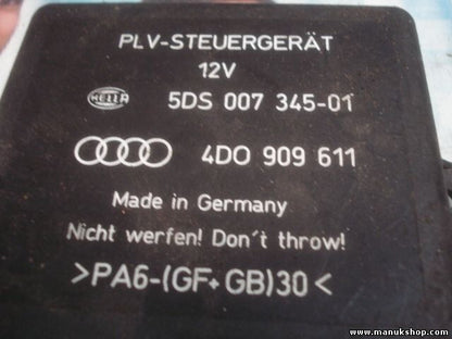 Controlador PLV ajuste del espejo Audi A8 4D 4.2 1994-1998 4D0909611 5DS00734501