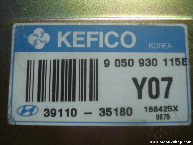 Centralina Hyundai Sonata KEFICO Y07 3911035180 39110 35180 9050930115E