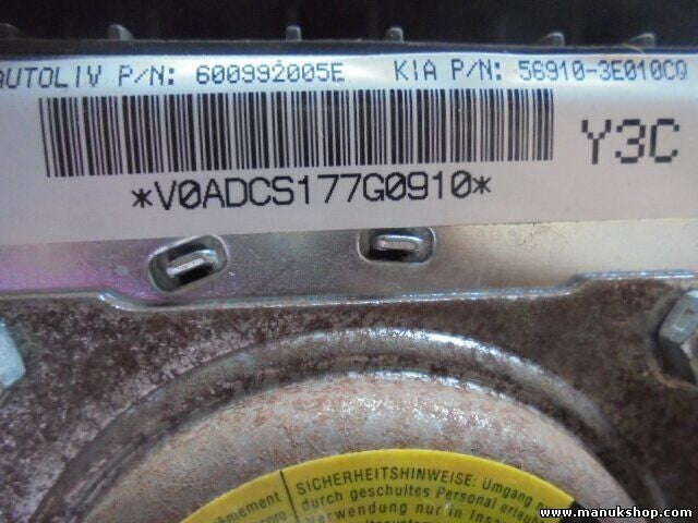 Airbag del volante conductor Kia 569103E010CQ 600992005E V0ADCS177G0910
