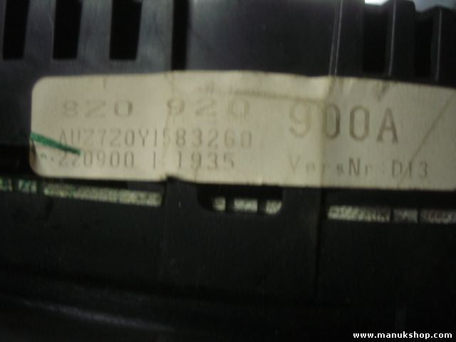 Cuadro de instrumentos  Audi 8ZO920900A VDO 110080020/002 110 080 020/002