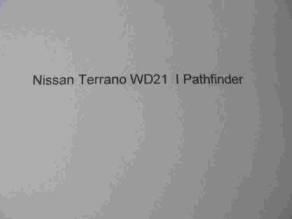 Interruptor de emergencia warning Nissan Terrano WD21 I Pathfinder NILES