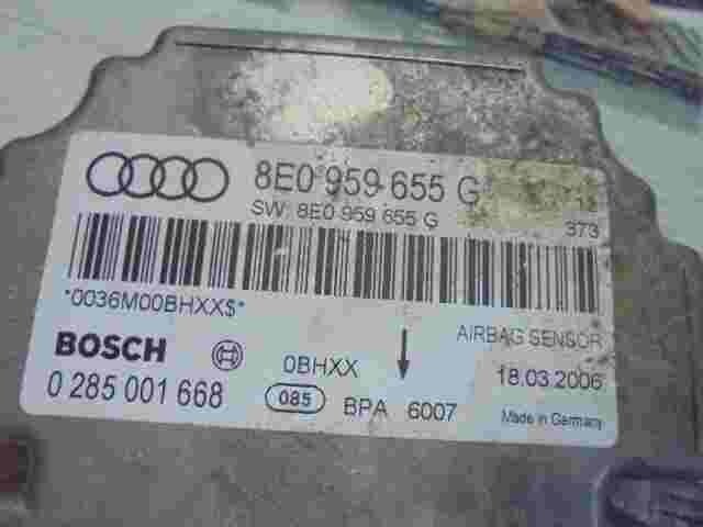 Airbag Centralita Audi A4 B7 S4 B7 8E 8H 0BHXX 8E0959655G BOSCH 0285001668