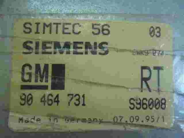 Centralita Opel Vectra B 90464731 90 464 731 GM90464731RT S96008 SIEMENS 5WK9074