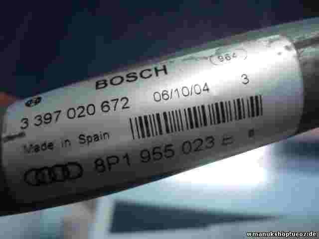 Motore tergicristallo asta Audi A3 8P1955023E BOSCH 3397020672