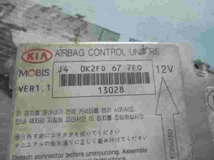 Sensor de impacto de airbag Hyundai Kia Carens 0K2FD677F0 Ver 1.1 13028P1L000202
