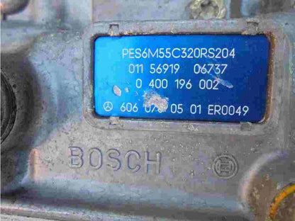 Bomba de inyección Mercedes-Benz W210 6060700501 ER0049  BOSCH 0400196002