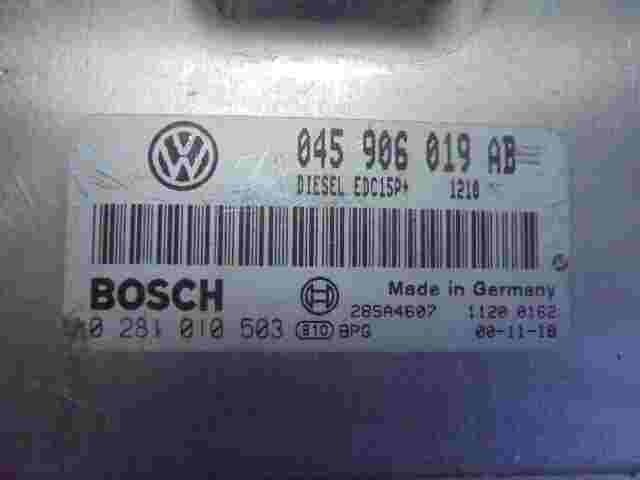 Centralita VW Volkswagen Polo 9N 1.4 EDC15P 1210 045906019AB BOSCH 0281010503