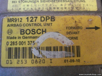 Sensor de impacto de airbag Mitsubishi MR912127DPB BOSCH 0285001375