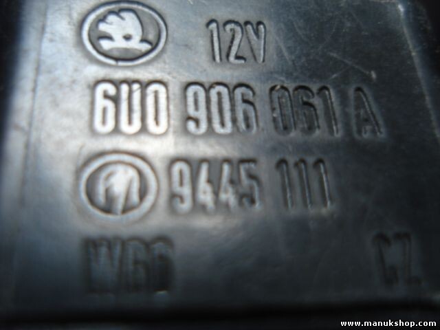 Zumbador luz relé Skoda Fabia Octavia Felicia 6Y (447) 6U0906061A 6U0 906 061 A