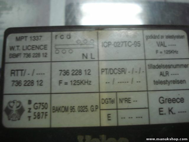 Control de la unidad de alarma inmovilizador módulo Rover 600 73622812 