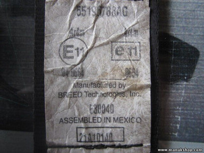 Cinturón de seguridad delantero derecho Jeep Grand II 21A10140 55196788AG