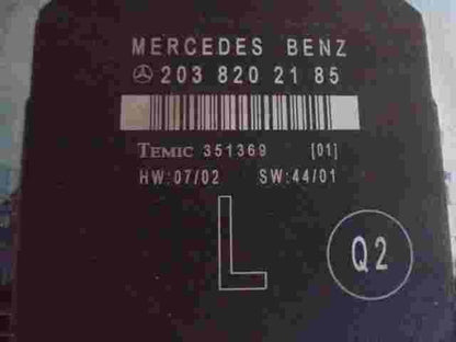 Unità di controllo porta Mercedes W203 C280 C240 2038202185 Q2 351369 (01)