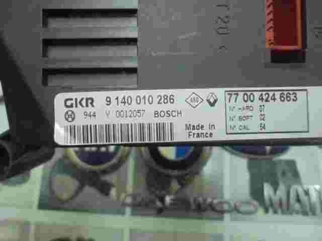 Control electrónico del aire acondicionado Renault Kangoo 7700424663 9140010286