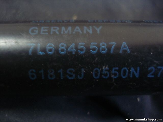 Portón Trasero amortiguador VW Volkswagen Touareg 7L6845587A