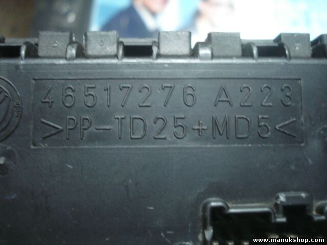 Caja de fusibles Fiat Multipla 46517276 0046517276 PP-TD25-MD5 A223
